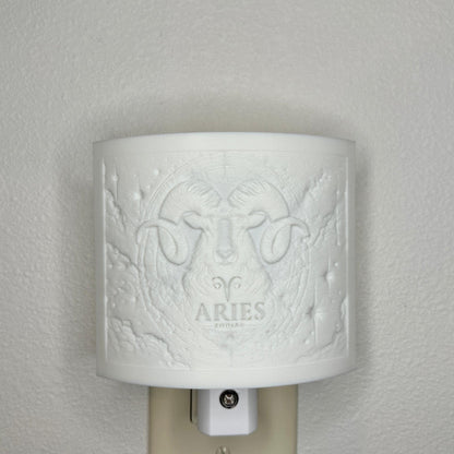 Aries Zodiac Night Light – Ram Design for Astrology Lovers and Fiery Celestial Decor