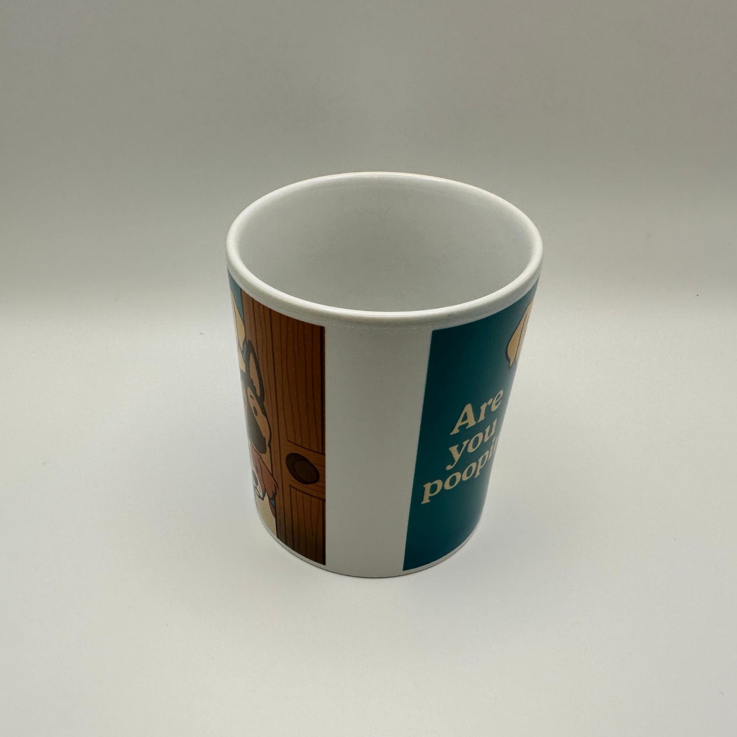 Are You Pooping? Funny Dog Mug – A Must-Have for Dog Lovers with a Sense of Humor!