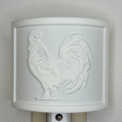 Rooster Night Light – Farmhouse Decor, Rustic Country Charm