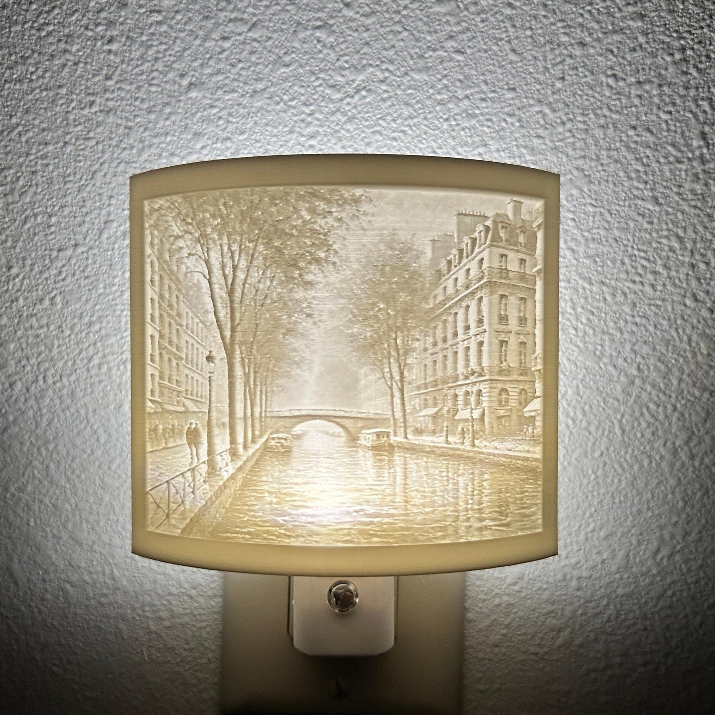 Romantic Canal Scene Night Light