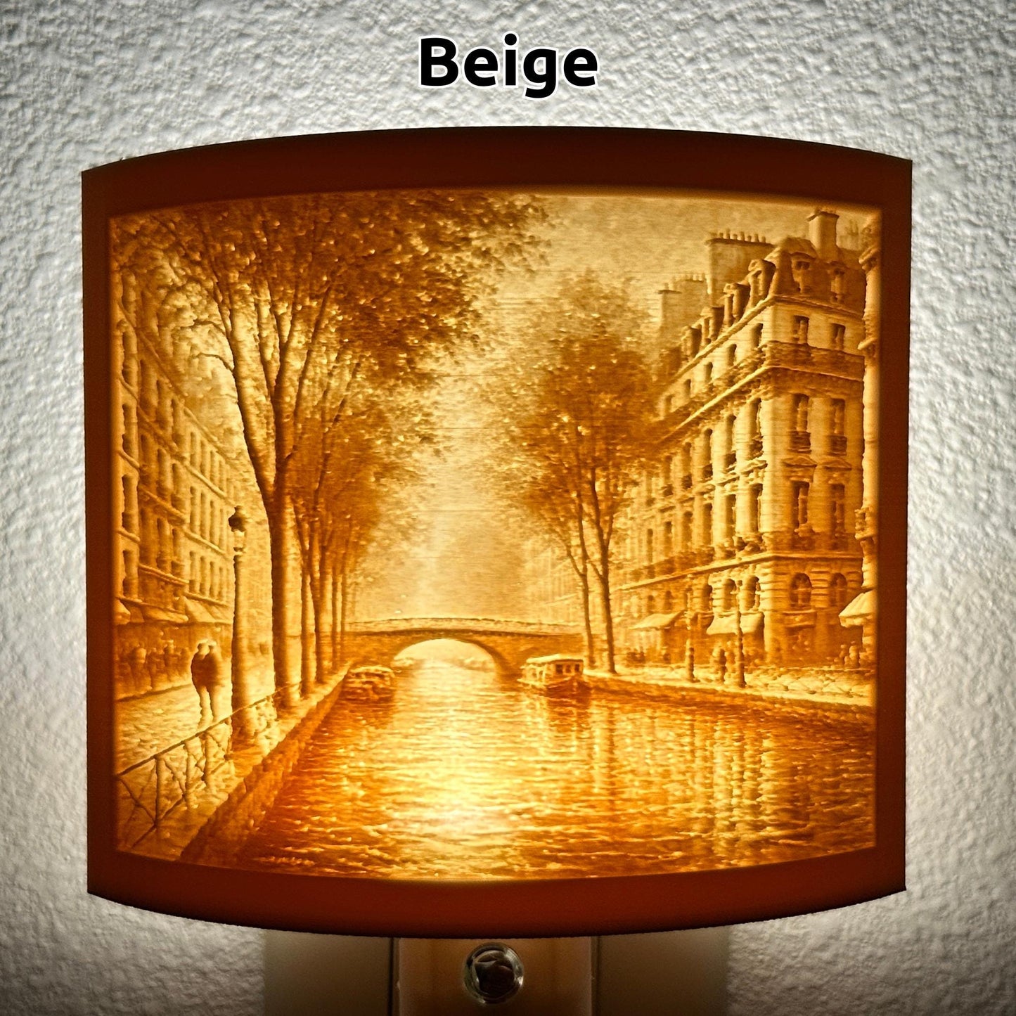 Romantic Canal Scene Night Light