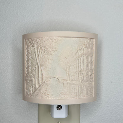 Romantic Canal Scene Night Light