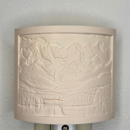 Peaceful Mountain Lake Night Light
