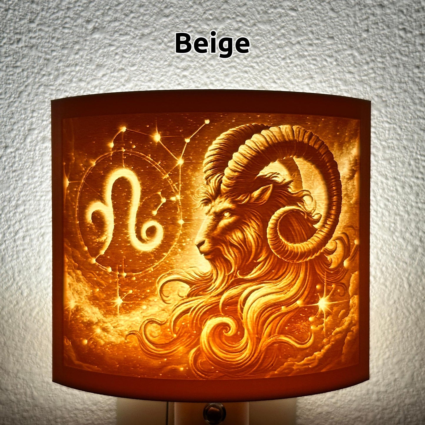 Capricorn Zodiac Night Light – Great for Astrology Lovers and Celestial Home Décor