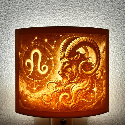 Capricorn Zodiac Night Light – Great for Astrology Lovers and Celestial Home Décor