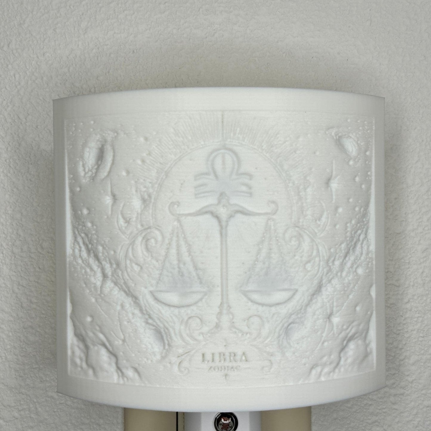 Libra Zodiac Night Light – Light with Scales Design for Astrology Lovers and Celestial Decor