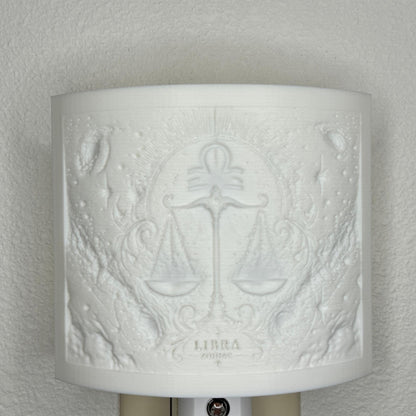 Libra Zodiac Night Light – Light with Scales Design for Astrology Lovers and Celestial Decor