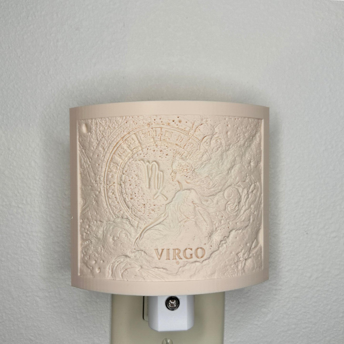 Virgo Zodiac Night Light – Light with Goddess Design for Astrology Lovers and Celestial Decor