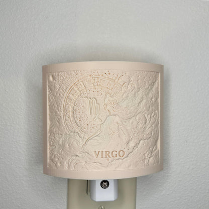 Virgo Zodiac Night Light – Light with Goddess Design for Astrology Lovers and Celestial Decor
