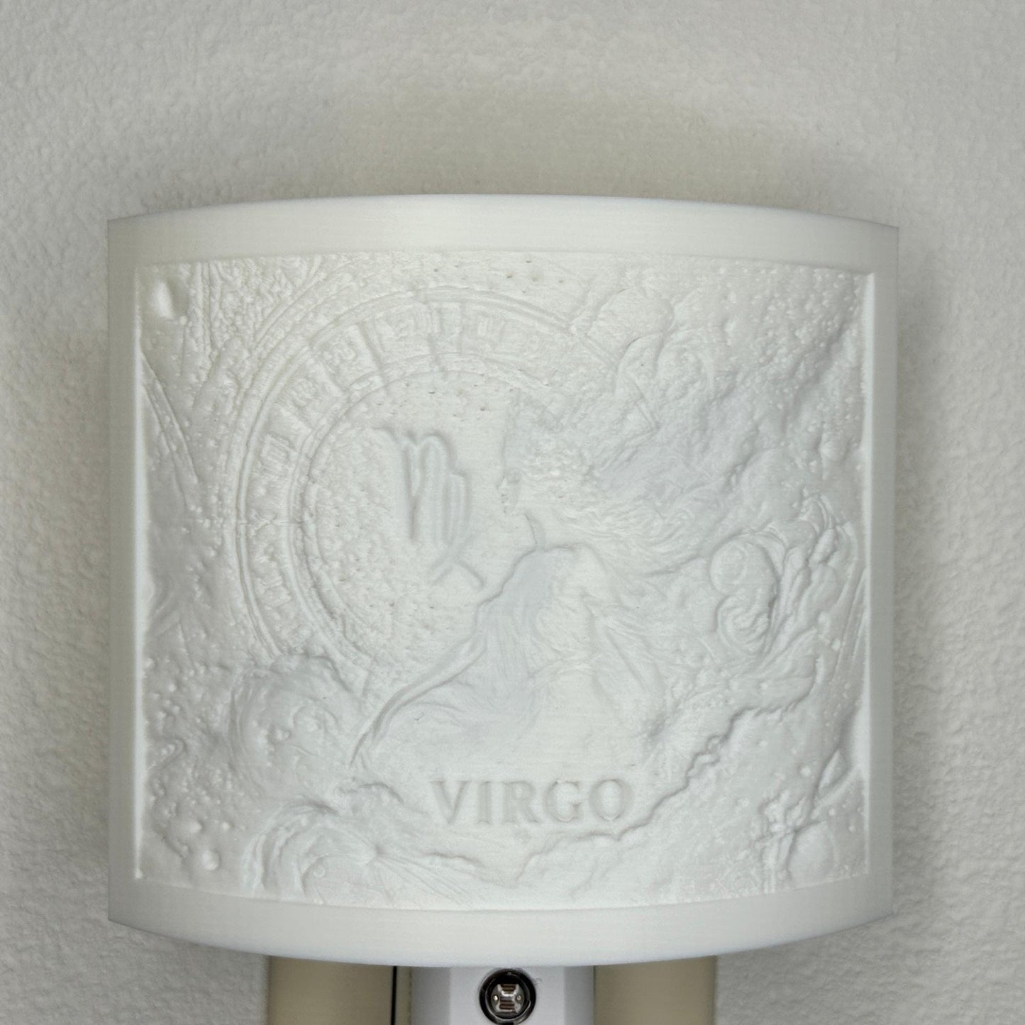 Virgo Zodiac Night Light – Light with Goddess Design for Astrology Lovers and Celestial Decor