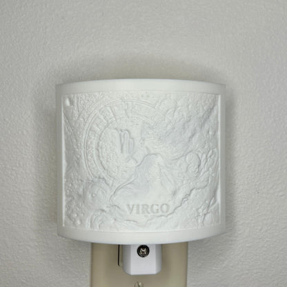 Virgo Zodiac Night Light – Light with Goddess Design for Astrology Lovers and Celestial Decor