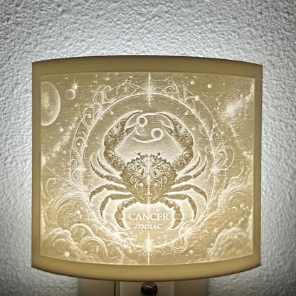 Cancer Zodiac Night Light – Celestial Crab Design for Astrology Lovers and Cozy Home Decor