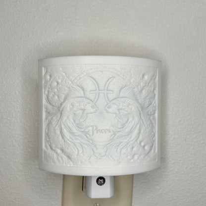 Pisces Zodiac Night Light – Twin Fish Design for Astrology Lovers and Dreamy Celestial Decor