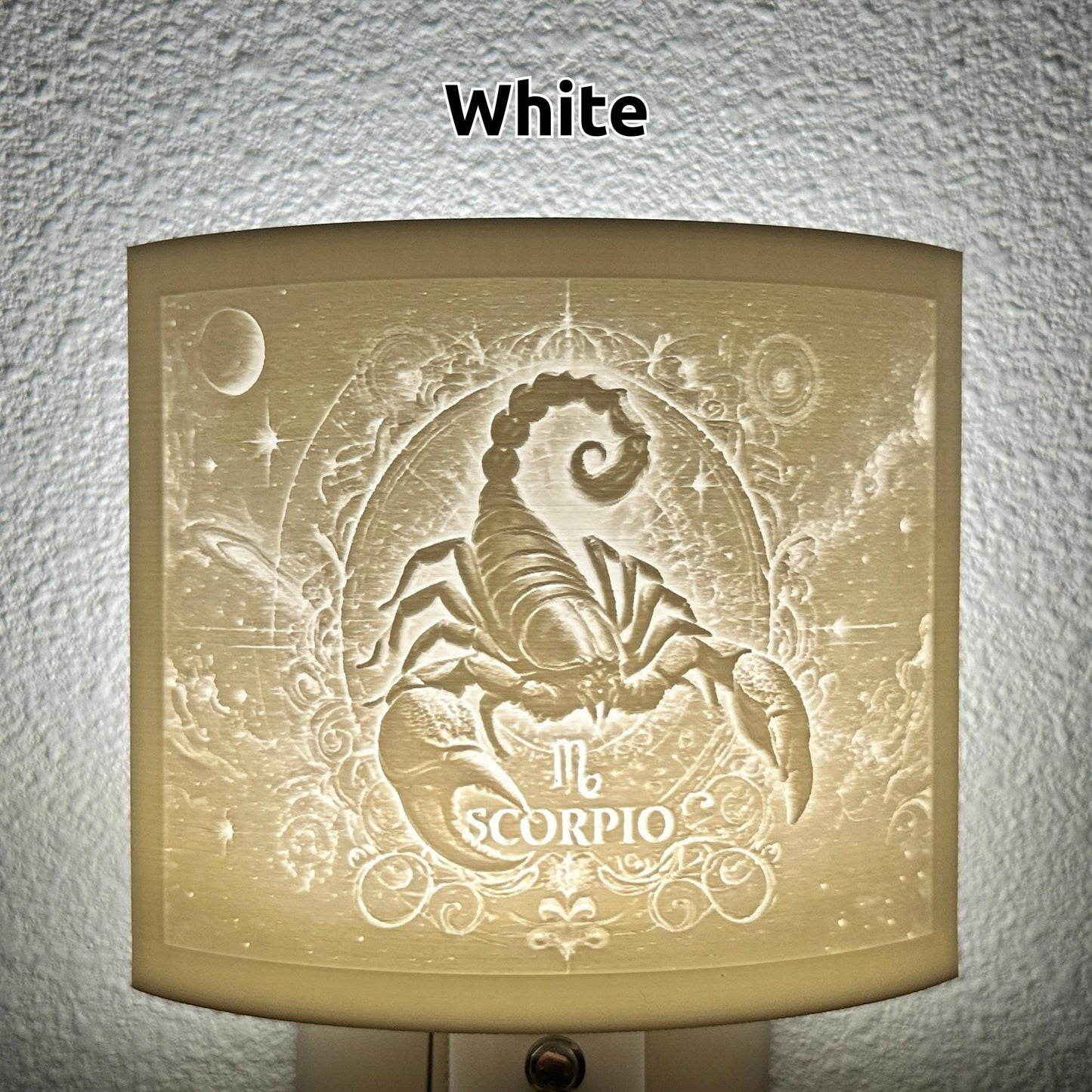 Scorpio Zodiac Night Light – Scorpion Design for Astrology Lovers and Celestial Decor