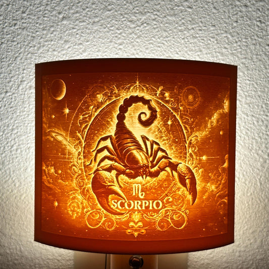 Scorpio Zodiac Night Light – Scorpion Design for Astrology Lovers and Celestial Decor