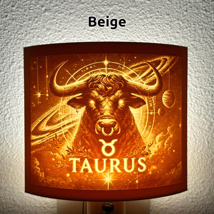 Taurus Zodiac Night Light – Bull Design for Astrology Lovers and Earthy Celestial Decor