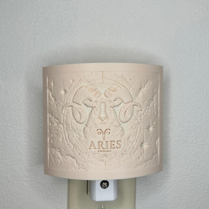 Aries Zodiac Night Light – Ram Design for Astrology Lovers and Fiery Celestial Decor