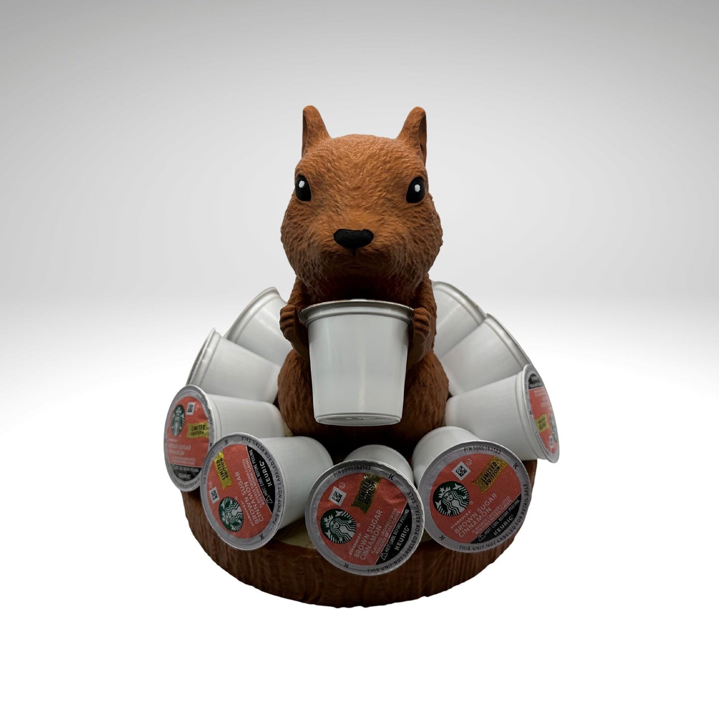 Squirrel Capsule or K-Cup Holder – Woodland Coffee Pod Organizer