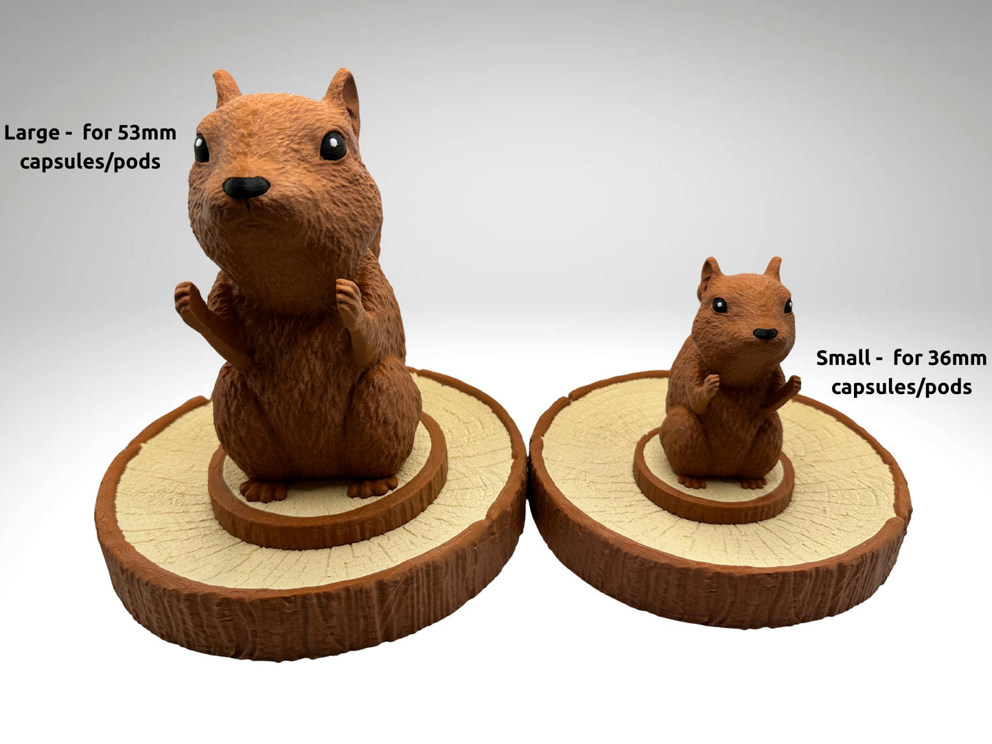 Squirrel Capsule or K-Cup Holder – Woodland Coffee Pod Organizer