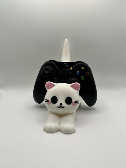 Cat Phone Stand, Tablet Holder, Game Controller Stand, Cute Cat Gift