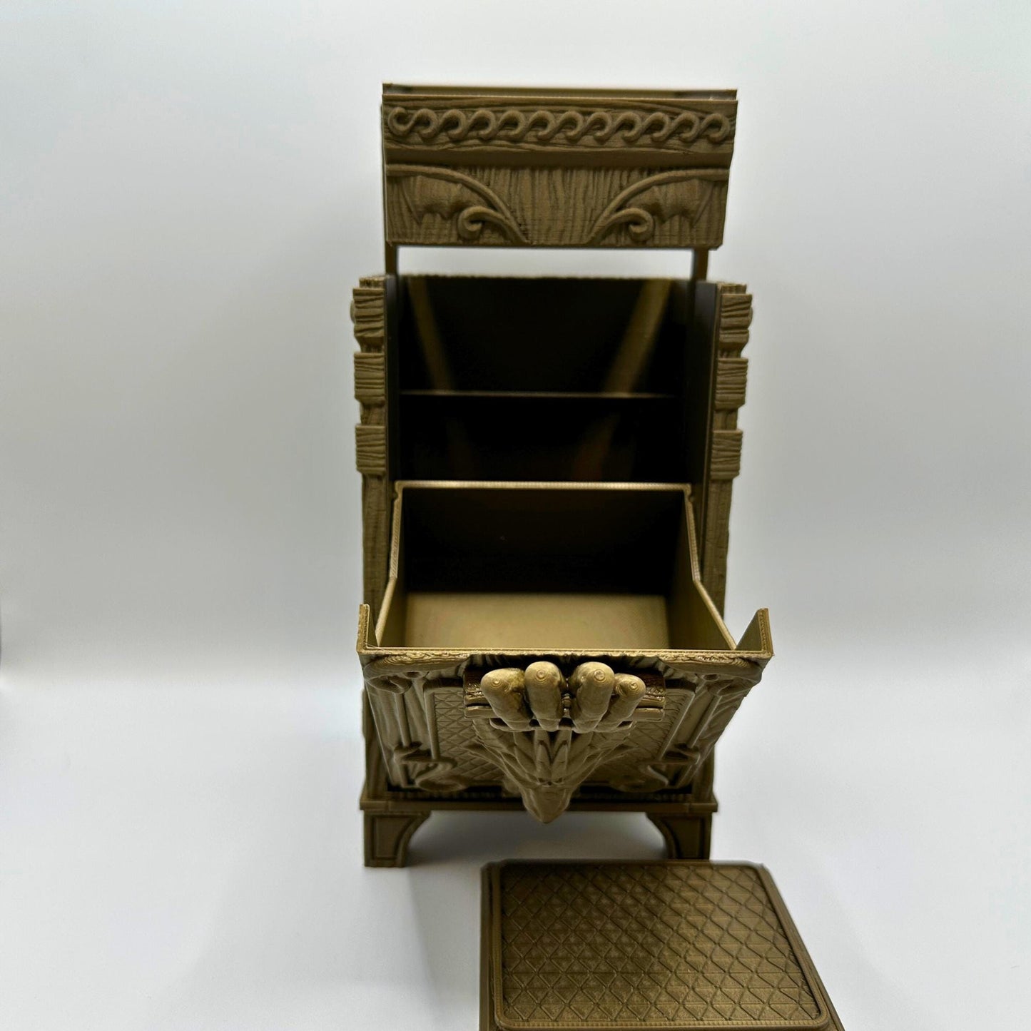 Dragon Card Deck Box | Fantasy Dice Holder | MTG, TCG Storage Case for Cards & Tokens