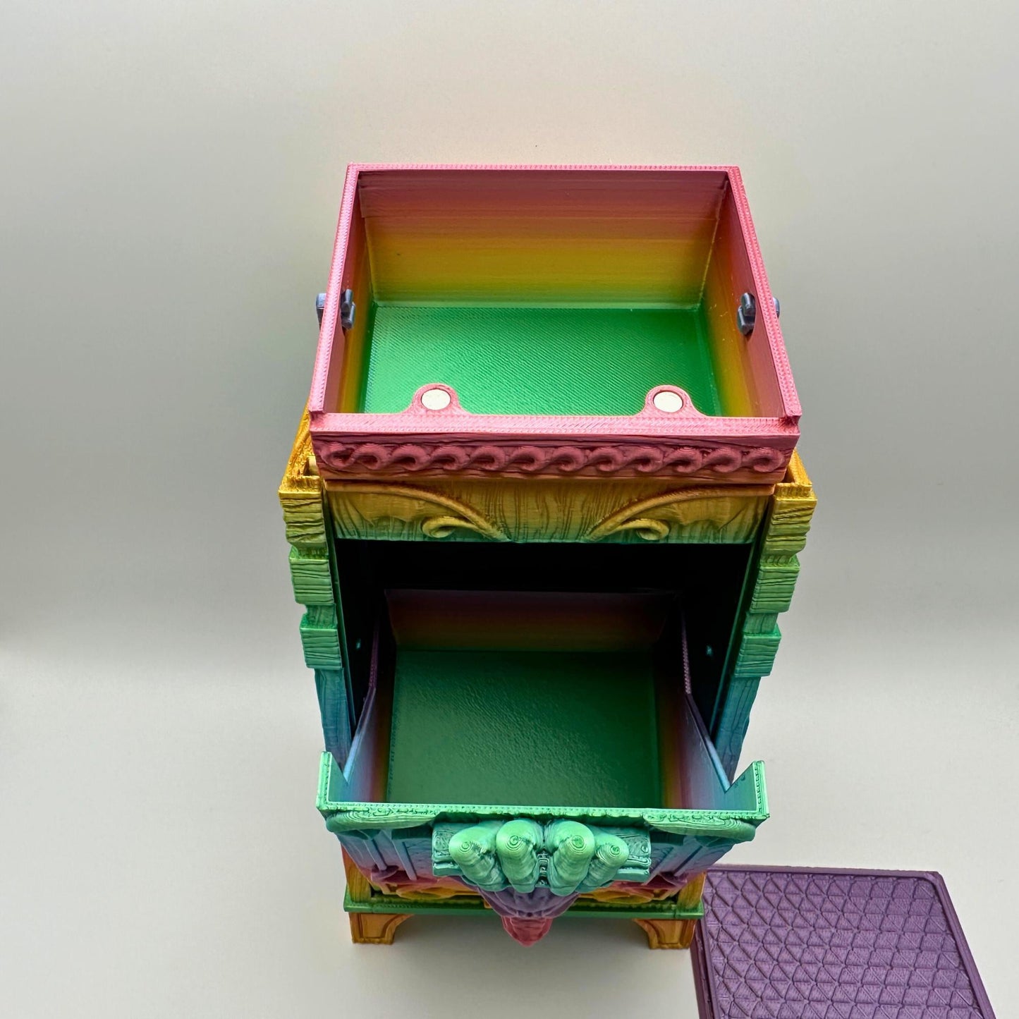 Dragon Card Deck Box | Fantasy Dice Holder | MTG, TCG Storage Case for Cards & Tokens