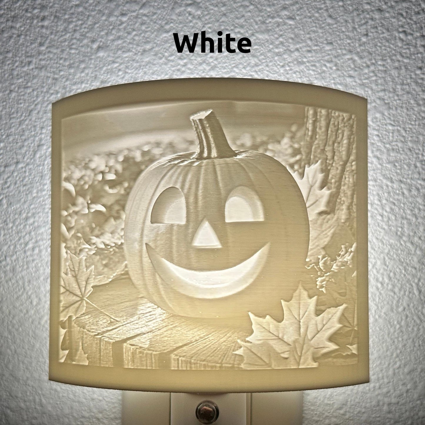 Smiling Jack O' Lantern Night Light: Whimsical Halloween Decor