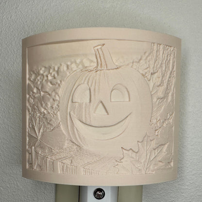 Smiling Jack O' Lantern Night Light: Whimsical Halloween Decor