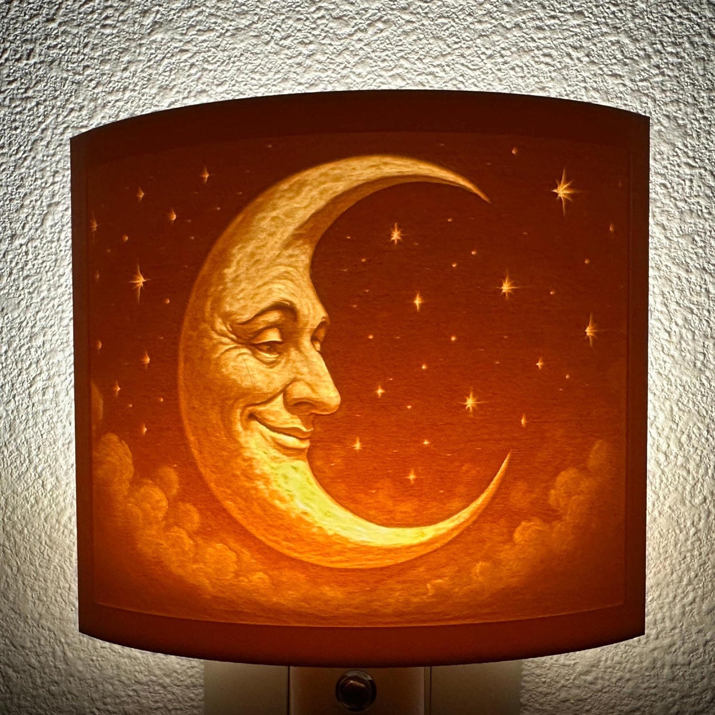 Moon and Stars Night Light: Whimsical Celestial Nursery Decor