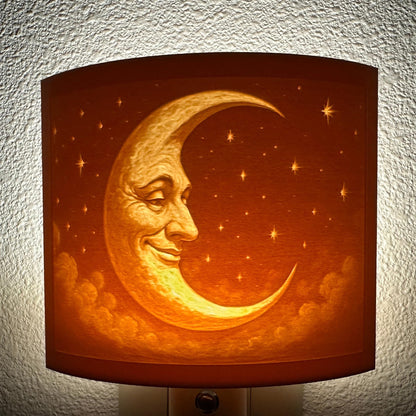 Moon and Stars Night Light: Whimsical Celestial Nursery Decor
