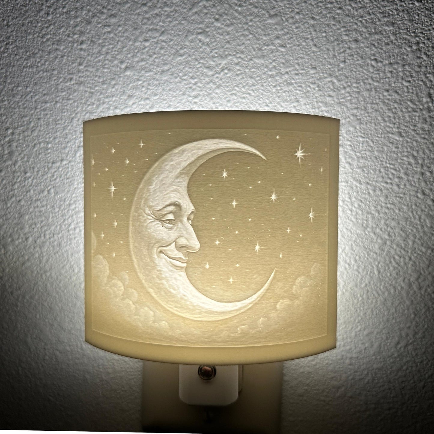 Moon and Stars Night Light: Whimsical Celestial Nursery Decor