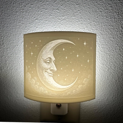 Moon and Stars Night Light: Whimsical Celestial Nursery Decor