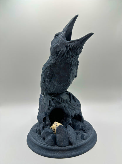Raven Dice Tower | Gothic 3D Printed RPG Gaming Accessory