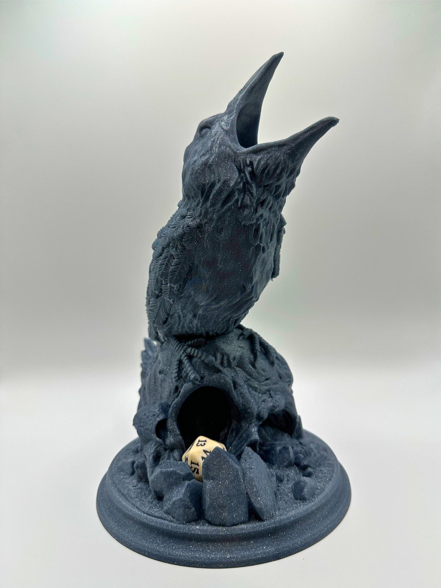 Raven Dice Tower | Gothic 3D Printed RPG Gaming Accessory