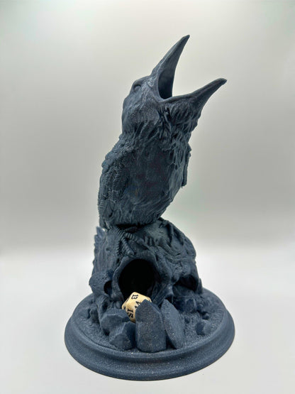 Raven Dice Tower | Gothic 3D Printed RPG Gaming Accessory