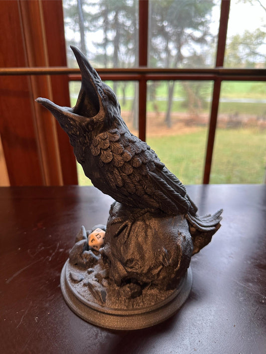 Raven Dice Tower | Gothic 3D Printed RPG Gaming Accessory