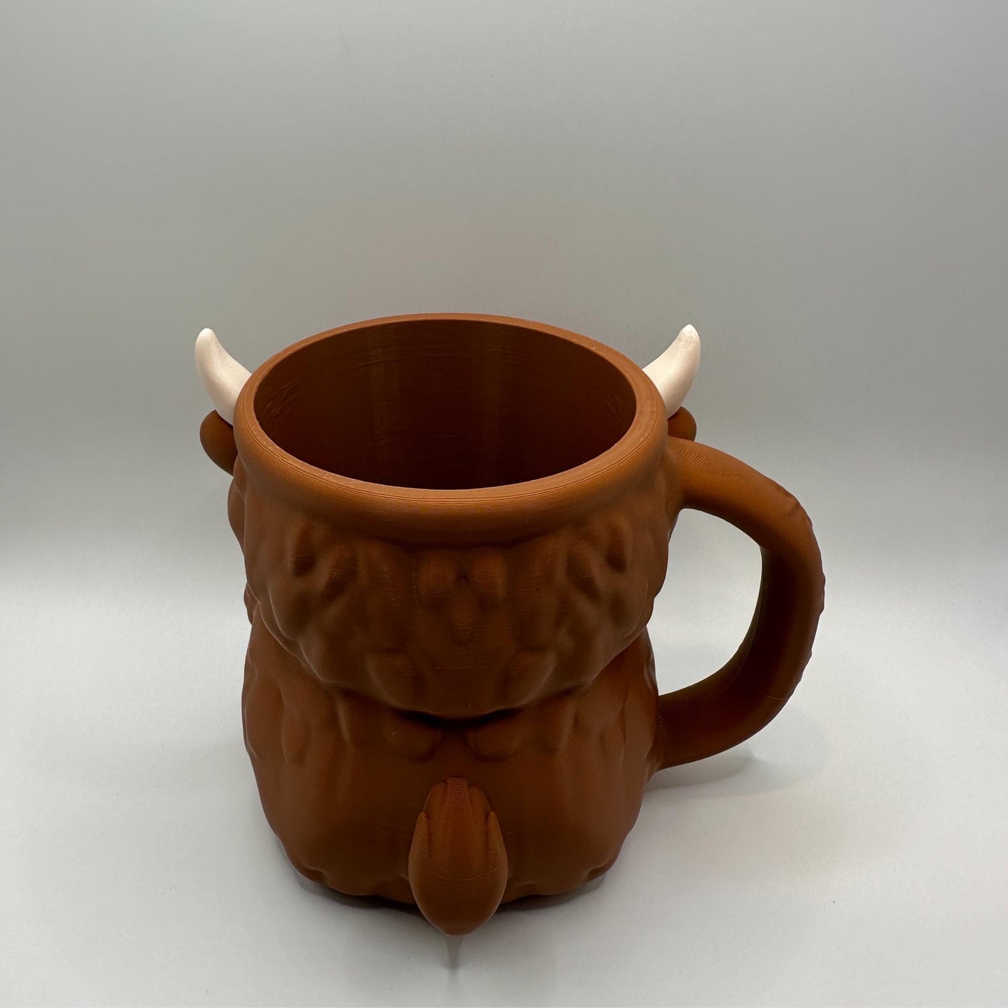 Highland Cow Ice Cream Pint Holder | Dessert Sleeve with Spoon Holder