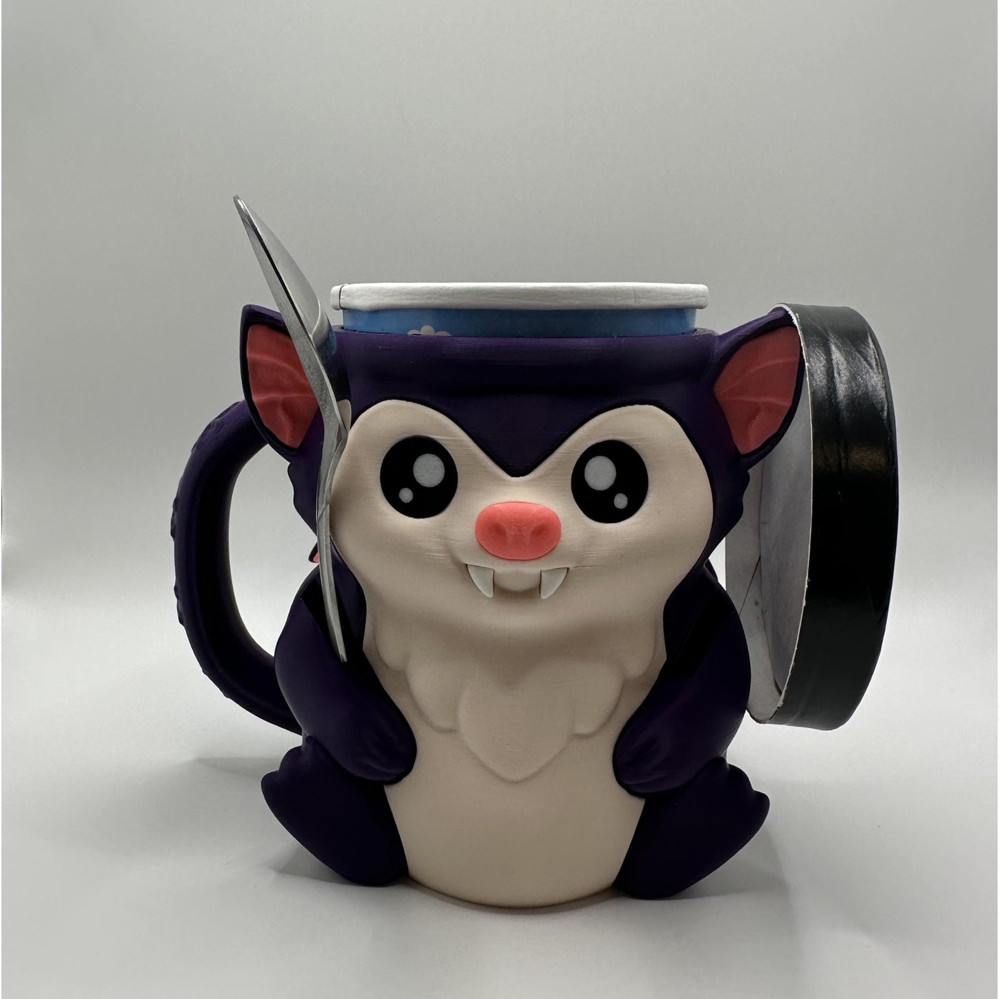 Bat Ice Cream Pint Holder | Dessert Sleeve, Spoon Rest