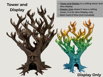 Treant Dice Tower & Display – Fantasy RPG Dice Holder