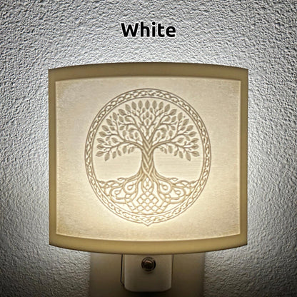 Celtic Tree of Life Night Light | Celtic Decor, Plug In, Auto On/Off
