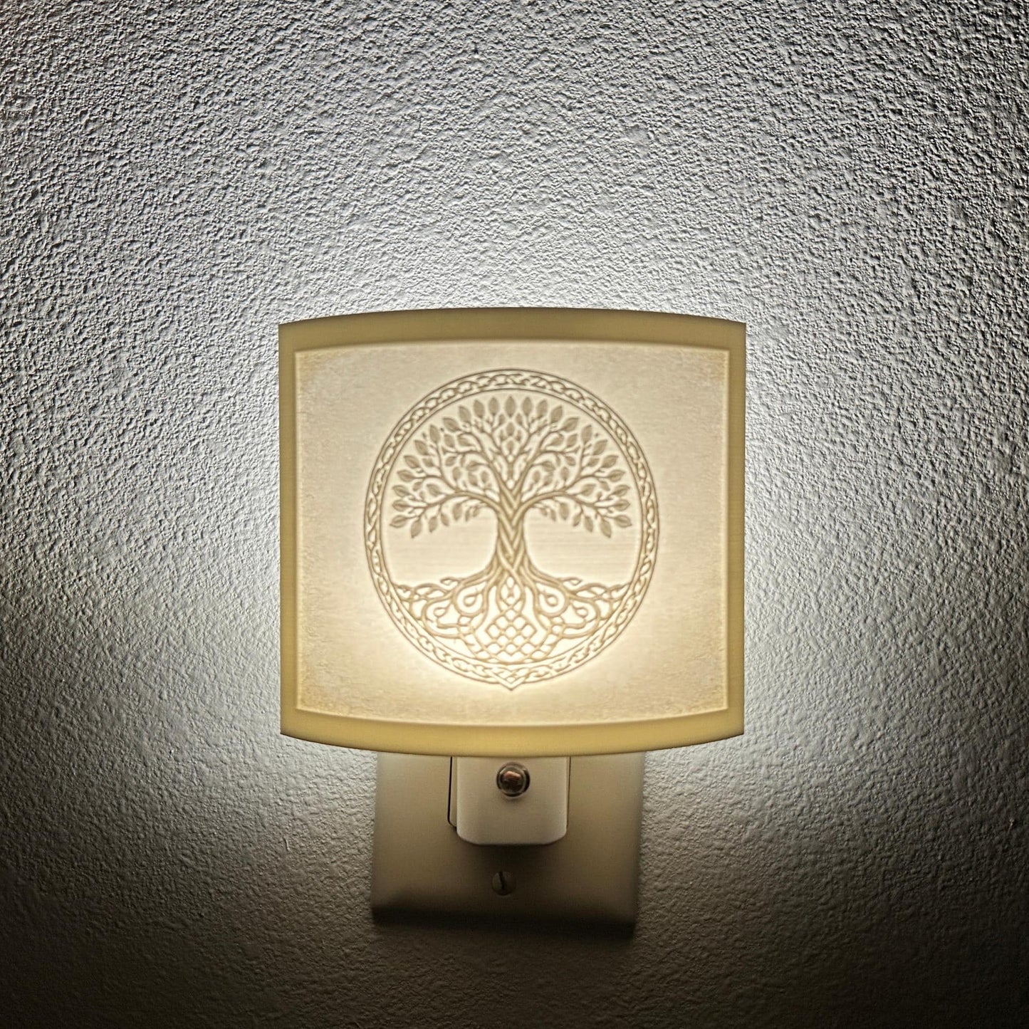 Celtic Tree of Life Night Light | Celtic Decor, Plug In, Auto On/Off