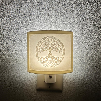 Celtic Tree of Life Night Light | Celtic Decor, Plug In, Auto On/Off