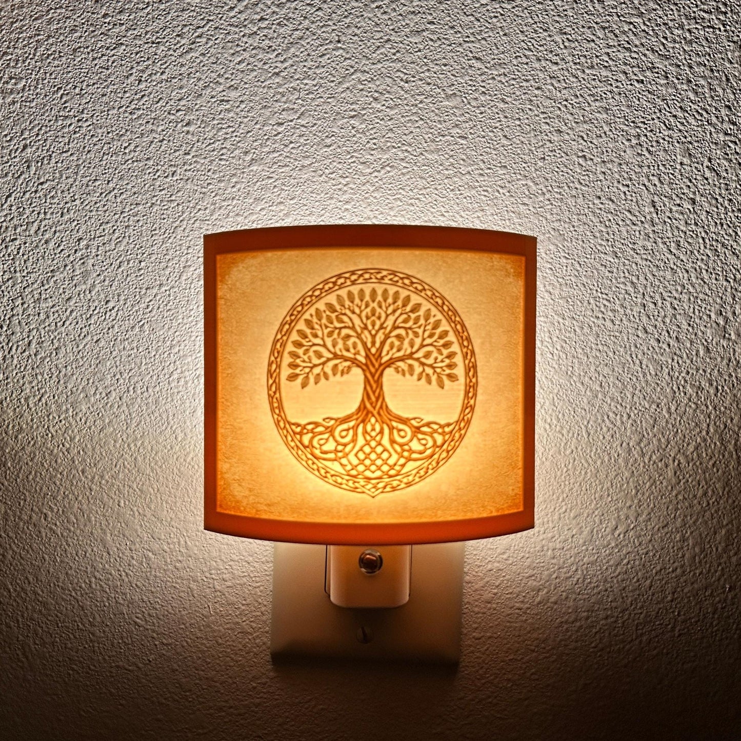 Celtic Tree of Life Night Light | Celtic Decor, Plug In, Auto On/Off