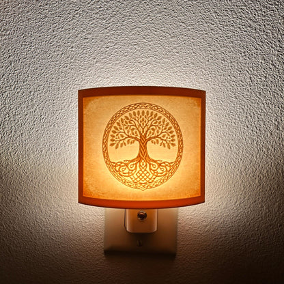 Celtic Tree of Life Night Light | Celtic Decor, Plug In, Auto On/Off