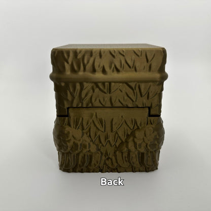 Angel Wing MTG Deck Box – Optional Front Card Slot – Custom Color TCG Card Storage Case