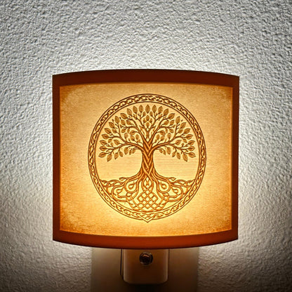 Celtic Tree of Life Night Light | Celtic Decor, Plug In, Auto On/Off