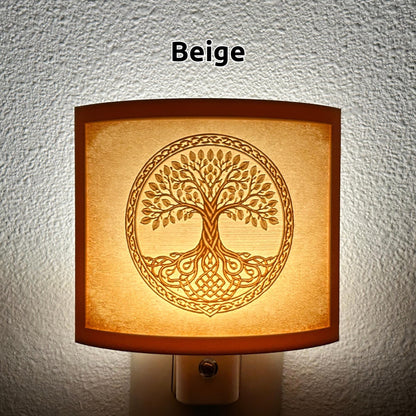 Celtic Tree of Life Night Light | Celtic Decor, Plug In, Auto On/Off