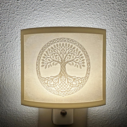 Celtic Tree of Life Night Light | Celtic Decor, Plug In, Auto On/Off