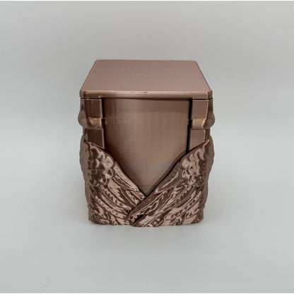 Angel Wing MTG Deck Box – Optional Front Card Slot – Custom Color TCG Card Storage Case