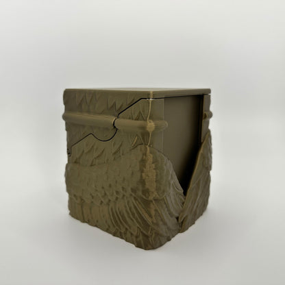 Angel Wing MTG Deck Box – Optional Front Card Slot – Custom Color TCG Card Storage Case